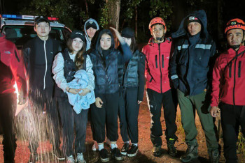 Фотография к новости: Алматы тауларында жоғалған бес студент құтқарылды