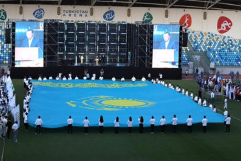 Фотография к новости: Түркістанда XIII Жазғы универсиада басталды
