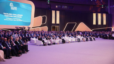 Астана халықаралық форумында CNN арнасының бағдарламасы көрсетіледі