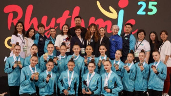 Фотография к новости: Елордалық гимнасшылар Азия чемпионатында 11 медаль жеңіп алды