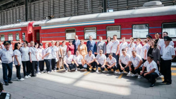 Фотография к новости: 123 ауылға көмек: медициналық пойыз сапарын бастады