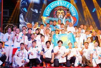 Фотография к новости: Бокстан Азия чемпионатының жүлдегерлері елге оралды