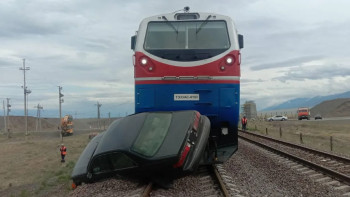 Фотография к новости: Алматы облысында пойыз бен жеңіл көлік соқтығысты