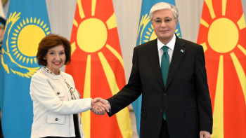 Фотография к новости: Тоқаев Солтүстік Македония президентімен кездесті