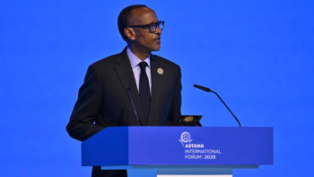 Фотография к новости: AIF-2025: Руанда басшысы елінің ауыр тарихын еске алды