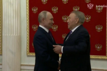 Фотография к новости: Назарбаев Кремльде Путинмен кездесті
