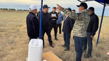 Фотография к новости: Алматы облысында шегірткеге қарсы күрес аясында 27 мың гектар жер өңделді
