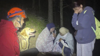 Фотография к новости: Алматының тауларында адасқан үш қыз құтқарылды