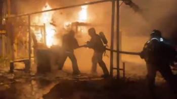 Фотография к новости: Қостанайдағы зауыттан өрт шықты