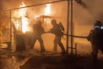 Фотография к новости: Қостанайдағы зауыттан өрт шықты