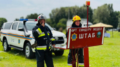 Құтқарушылар халыққа үндеу жасап, ескерту жасады