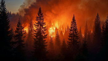 Фотография к новости: Орман өрті: Канадада 25 мыңнан астам адам үйін тастап кетуге мәжбүр болды