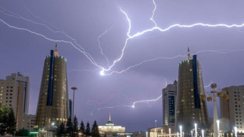 Фотография к новости: Найзағайдан сақтану ережелерін білесіз бе