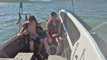 Фотография к новости: Бұқтырма су қоймасында екі бала құтқарылды