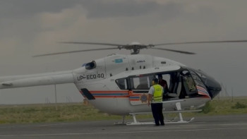 Фотография к новости: ТЖМ медициналық авиациясы жаңа туған нәрестені тасымалдады