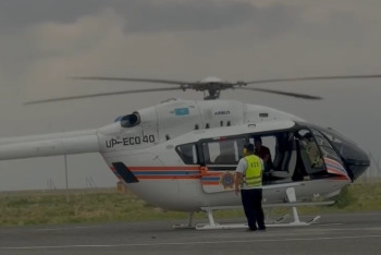 Фотография к новости: ТЖМ медициналық авиациясы жаңа туған нәрестені тасымалдады