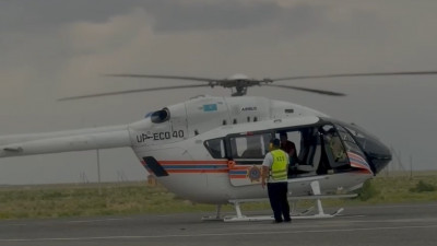 ТЖМ медициналық авиациясы жаңа туған нәрестені тасымалдады
