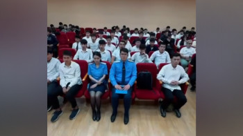 Фотография к новости: Астанада студенттерге есірткі қылмысының салдары көрсетілді