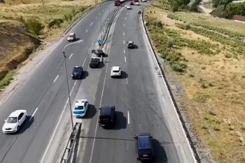 Фотография к новости: Тараз - Шымкент жолында қозғалыс толық қалпына келтірілді