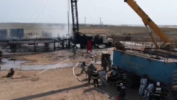 Фотография к новости: Маңғыстау облысында газ ұңғымасындағы апат жойылды