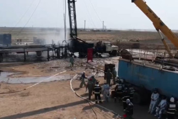 Фотография к новости: Маңғыстау облысында газ ұңғымасындағы апат жойылды