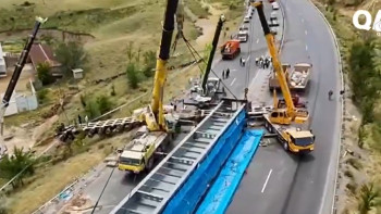 Фотография к новости: Тараз – Шымкент бағытында тұрған жүк көлігі жол жиегінен шығарылды