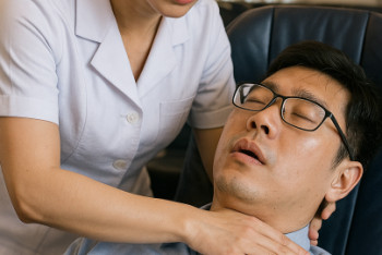 Фотография к новости: Медбике ұшақ бортында адам өмірін сақтап қалды