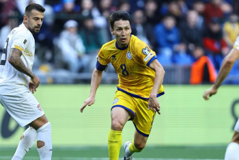 Фотография к новости: Футбол: Қазақстан құрамасы Солтүстік Македониядан жеңілді