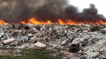 Фотография к новости: Қостанайда өрт шықты