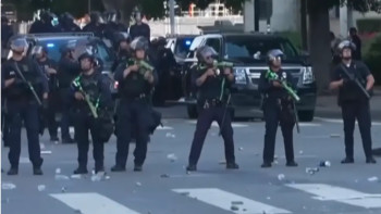 Фотография к новости: АҚШ-тағы тәртіпсіздіктер Калифорниядан басқа штаттарға тарады