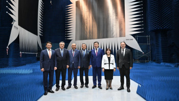 Фотография к новости: ТүркПА делегацияларының басшылары Астанадағы Ұлттық ғарыш орталығына барды