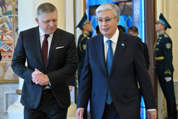 Фотография к новости: Тоқаев: Су ресурстарын басқаруда Словакия тәжірибесі біз үшін маңызды