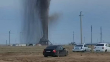 Фотография к новости: Жаңаөзен маңындағы мұнай ұңғымасында метан бөлінді