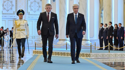 Ақордада Словакия премьер-министрін салтанатты қарсы алды