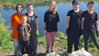 Фотография к новости: Қостанайлық еріктілер Аят өзенінің 5 шақырымдық жағалауын тазартты