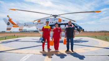 Фотография к новости: Әуедегі "жедел жәрдем": Медавиация қызметі қалай жұмыс істейді?