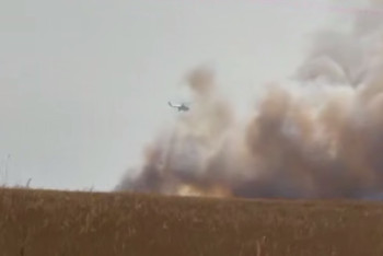 Фотография к новости: Атырау облысында 600 гектар аумақта қамыс өртеніп жатыр