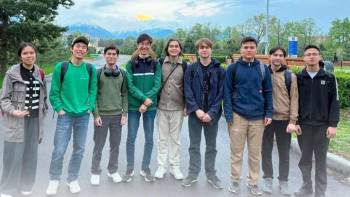 Фотография к новости: Физикадан үздік оқушылар Еуропа олимпиадасына аттанды