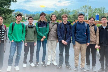 Фотография к новости: Физикадан үздік оқушылар Еуропа олимпиадасына аттанды