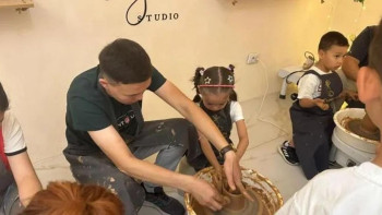 Фотография к новости: Астанада әкелер мен балаларға арналған шеберлік сабағы өтті