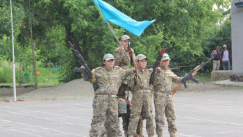 Фотография к новости: Ұлттық ұланның қолдауымен жазғы лагерь жұмысын бастады