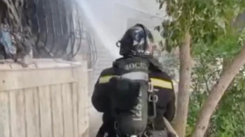 Фотография к новости: Ақтөбеде алты қабатты тұрғын үйде өрт шықты