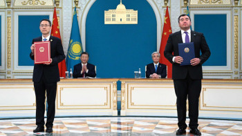 Фотография к новости: Қазақстан мен Қытай жер сілкінісіне қарсы күш біріктірді