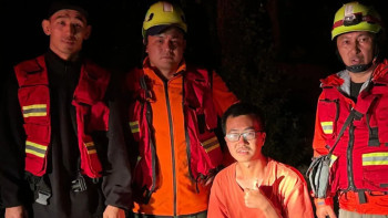 Фотография к новости: Алматы тауларында қытайлық турист құтқарылды