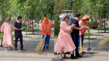 Фотография к новости: Алматыда "әлеуметтік эксперимент" жүргізген блогер 10 тәулікке қамалды