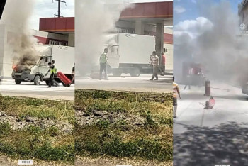 Фотография к новости: Алматы облысында полицей жанармай бекетіндегі жарылыстың алдын алды