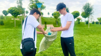 Фотография к новости: Түркістанда жастар экологиялық акция өткізді