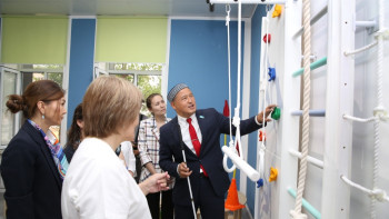 Фотография к новости: Алматыда ерекше қажеттіліктері бар балаларға арналған орталық ашылды