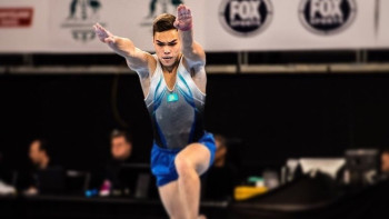 Фотография к новости: Қазақстан гимнасттары Ташкенттегі жарыста үш медаль жеңіп алды