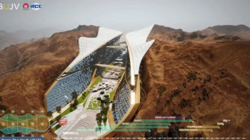 Фотография к новости: Сауд Арабиясы шөлдің ортасында тау шаңғысы курортын салады